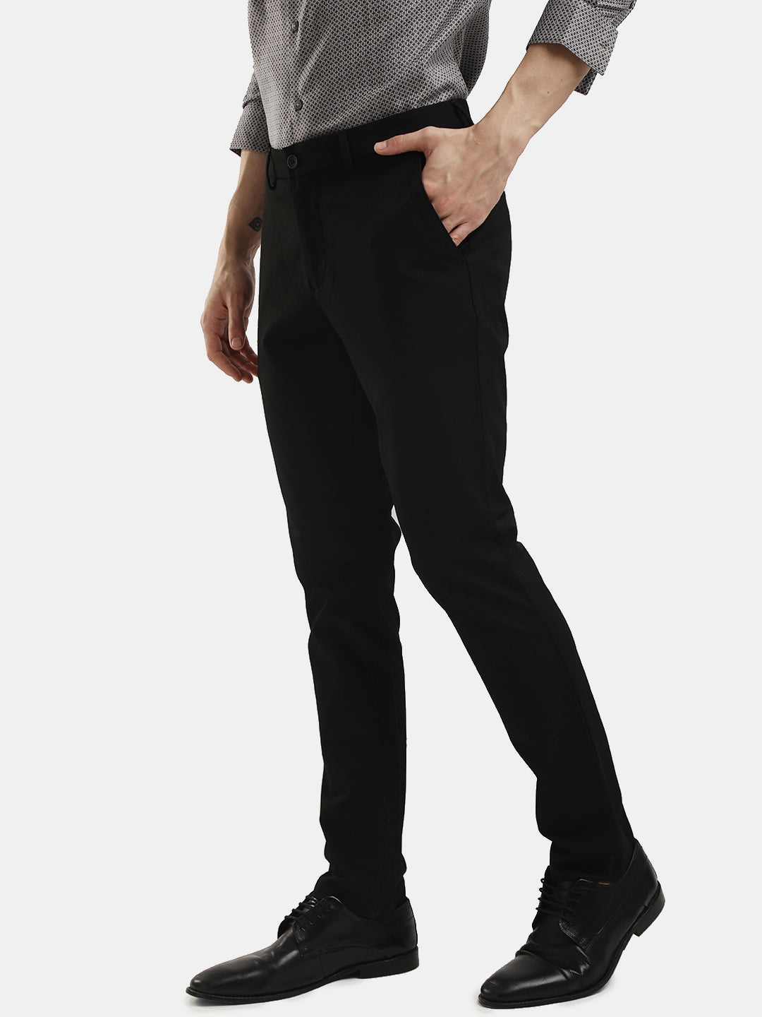 MENS TEMP BLACK TROUSER