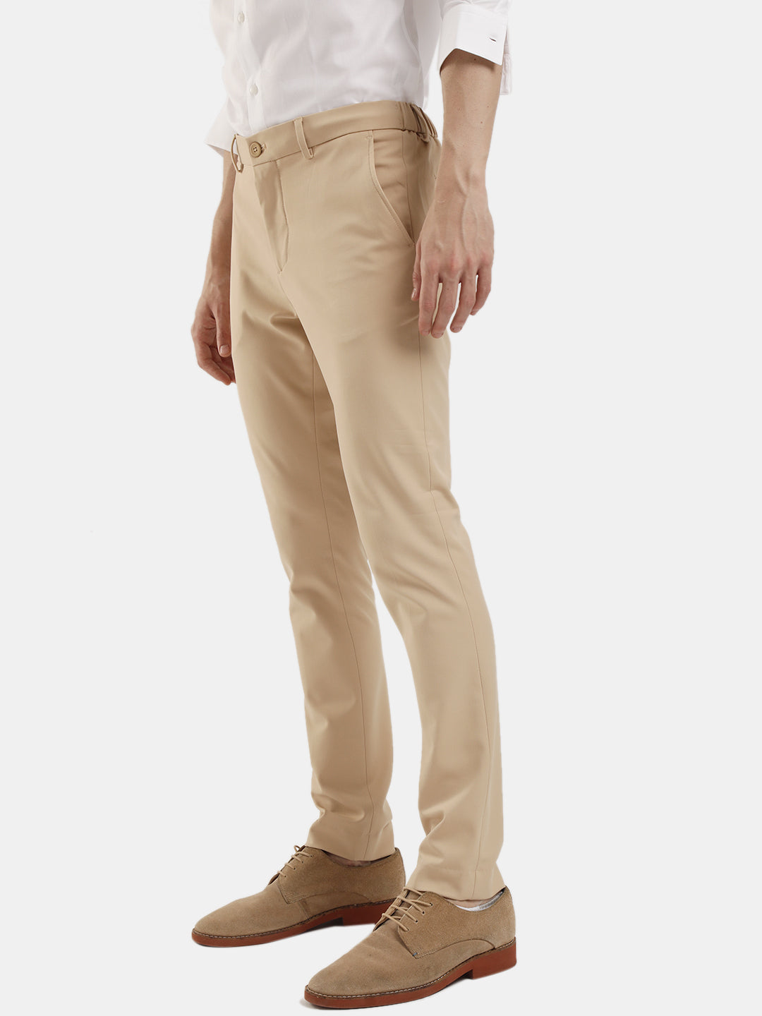 MENS TRAVIS LIGHT BEIGE TROUSER