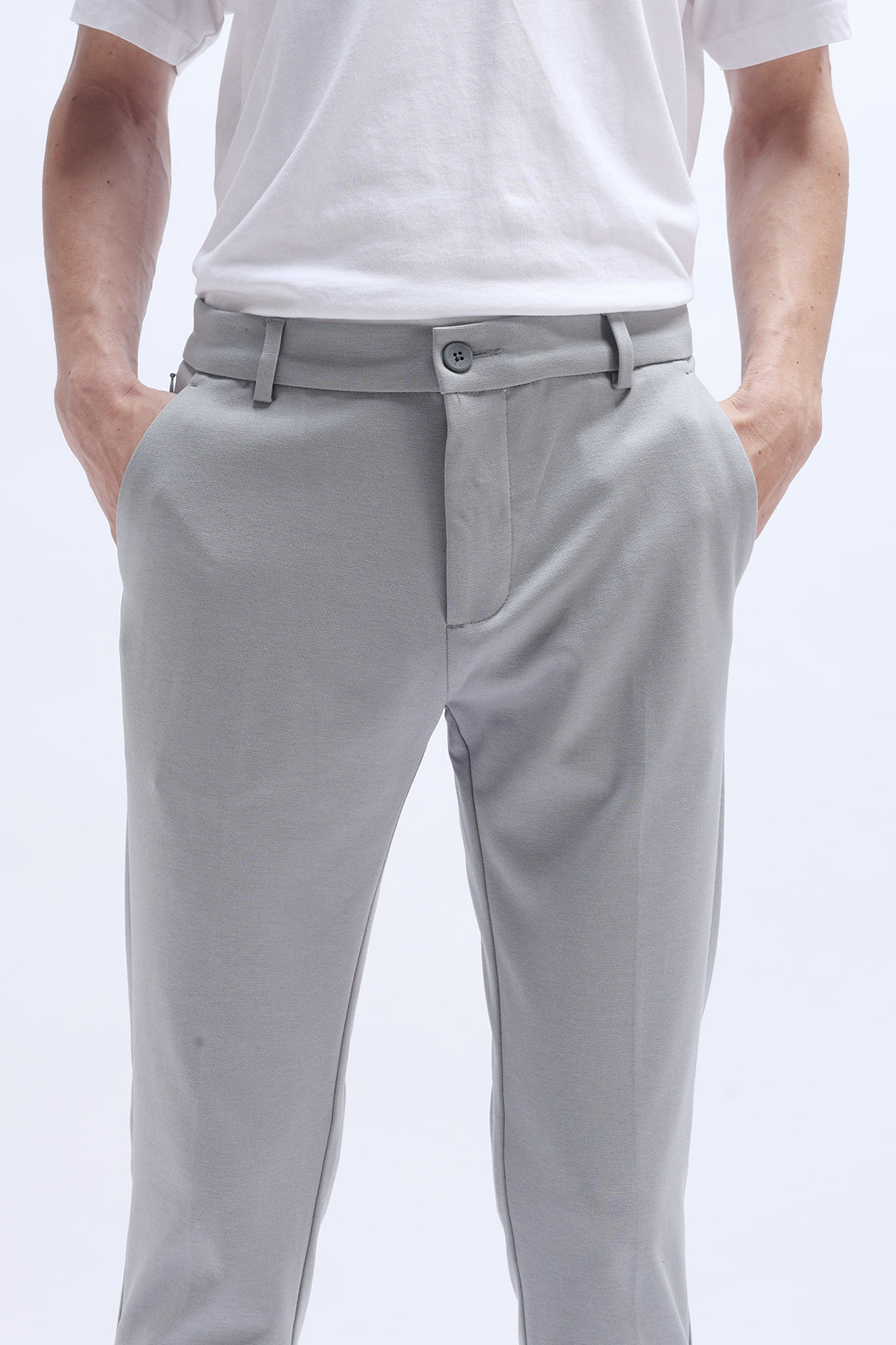 TREASURE SOFT GREY MENS TROUSER