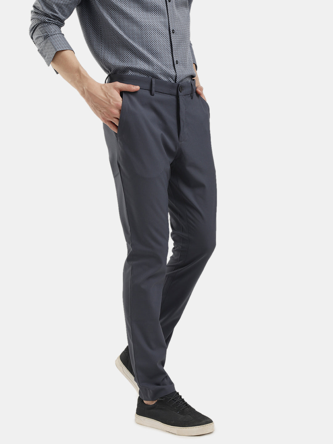 MENS TAAJ CHARCOAL TROUSER