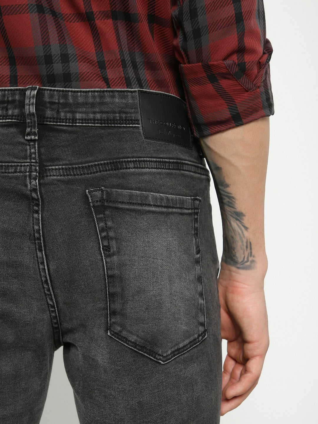 MENS LIGHT BLACK DENIM TCDN228A