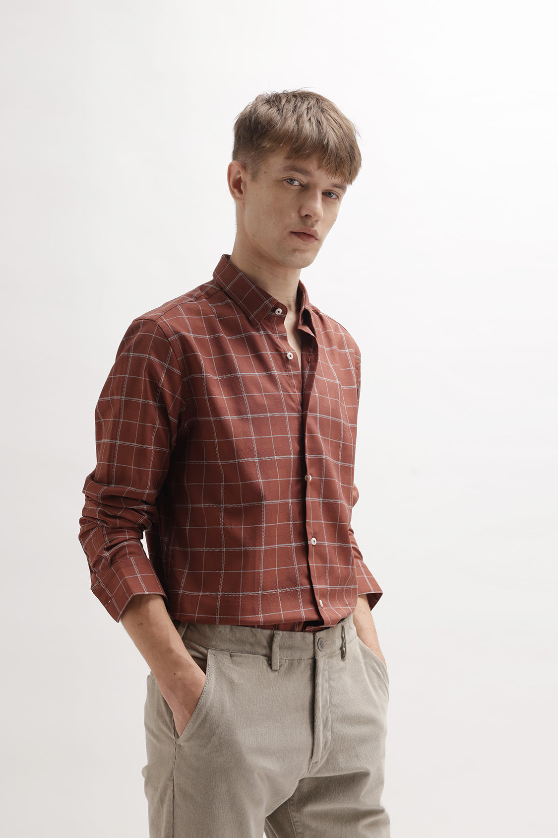 JEWEL BRICK CHECKS SHIRT