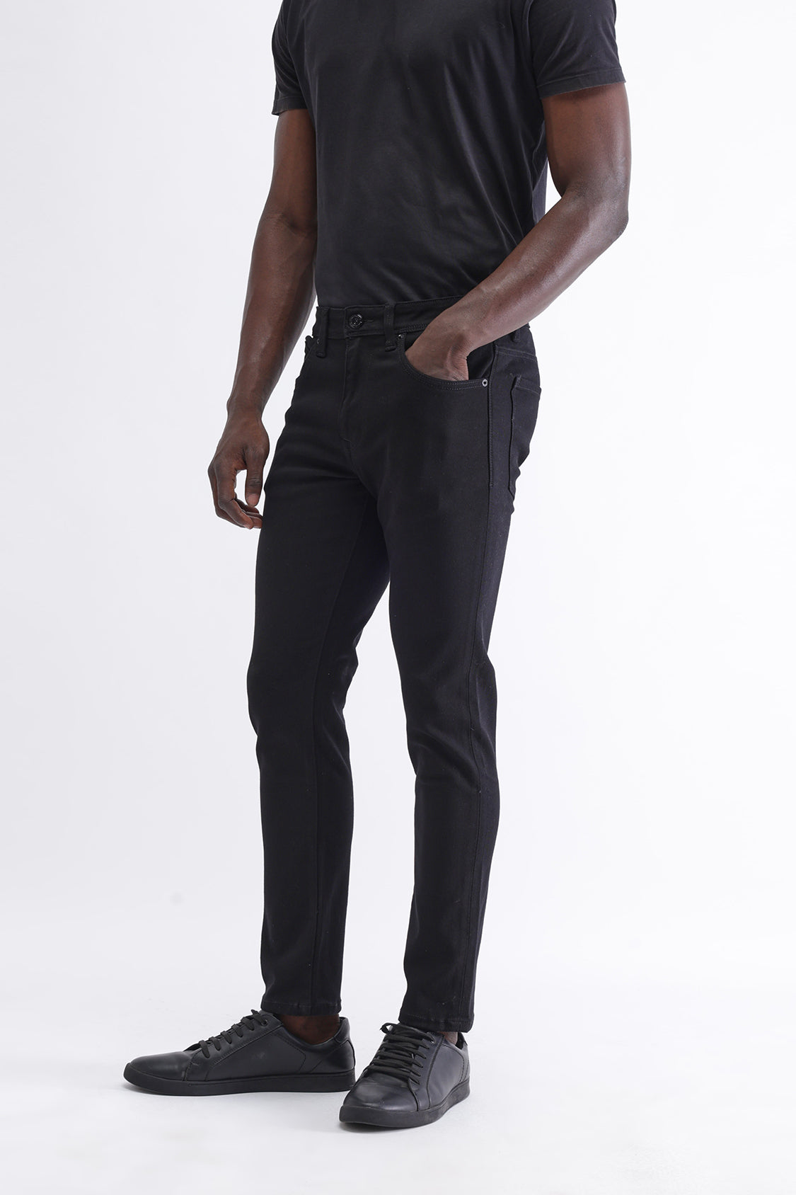 DENZEL BLACK MENS JEANS