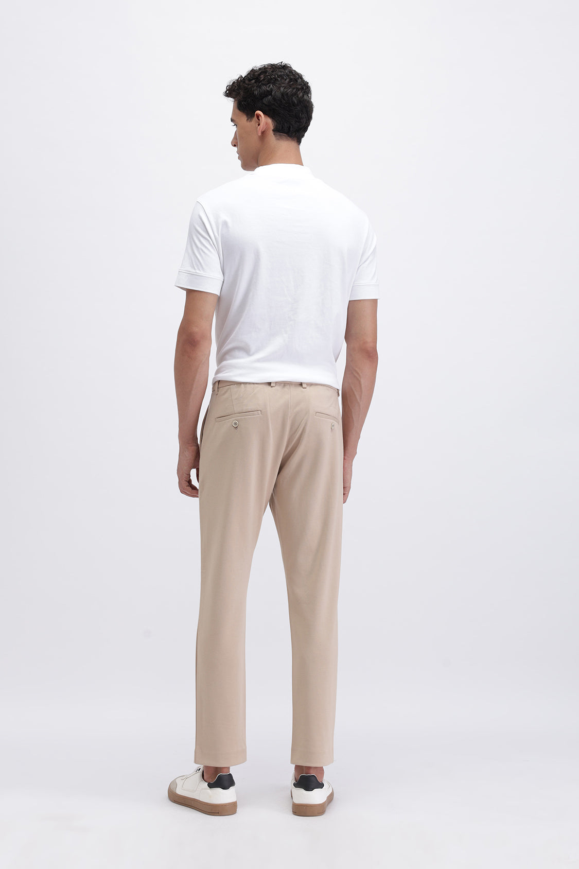MENS TCT TAELYN BEIGE TROUSER