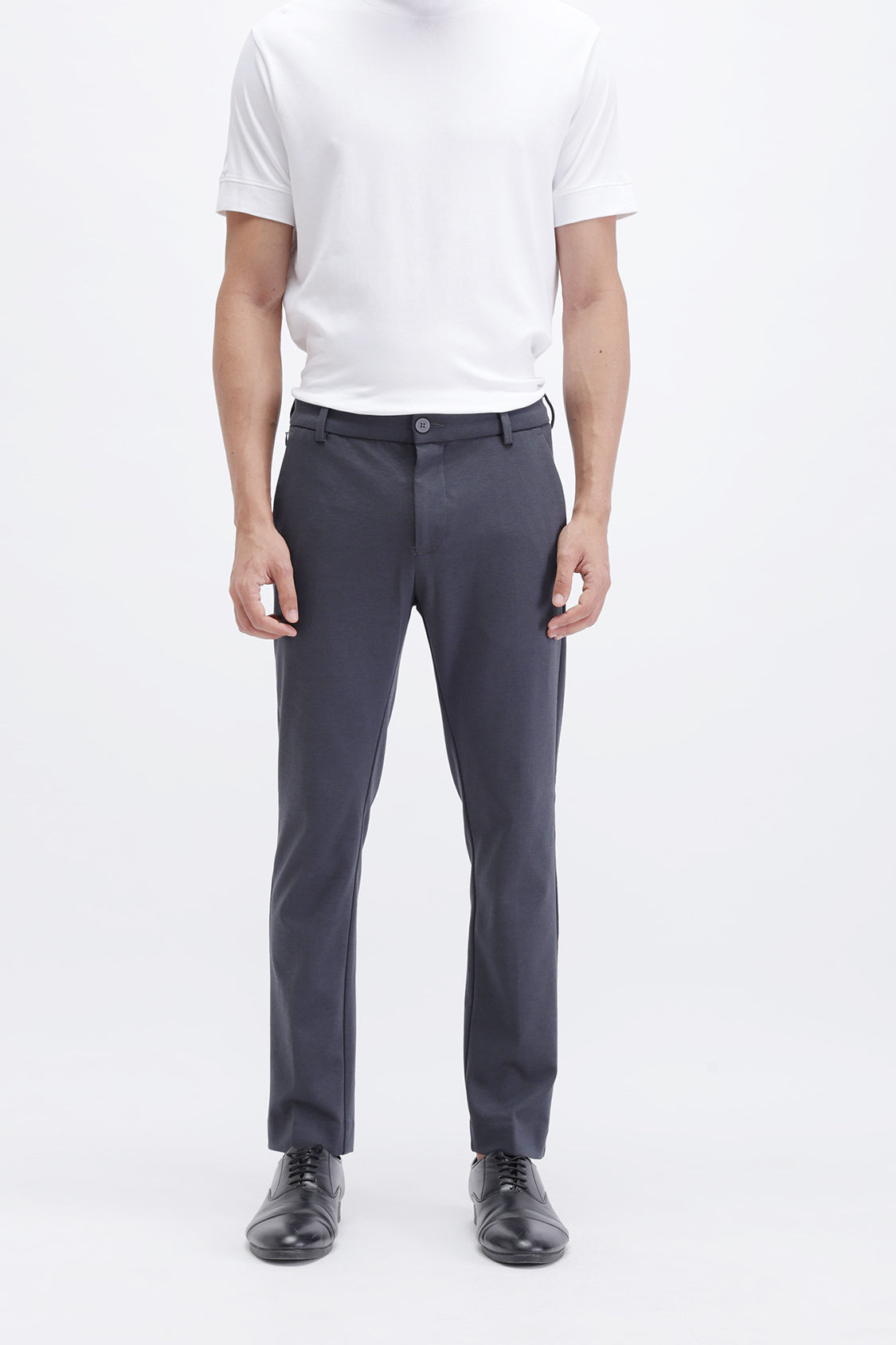 4 WAY STRETCH TROUSER CHARCOAL