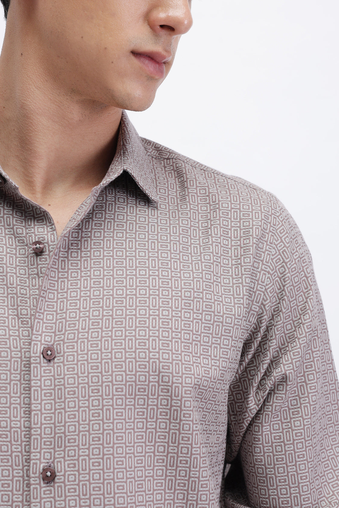 CRYO COGNAC BROWN SHIRT