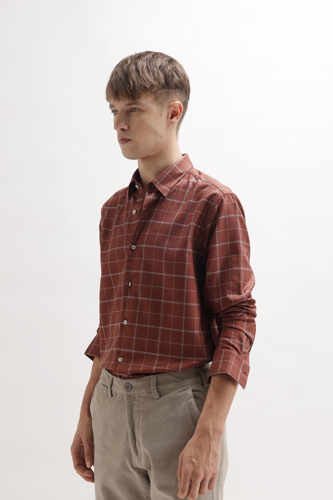 JEWEL BRICK CHECKS SHIRT