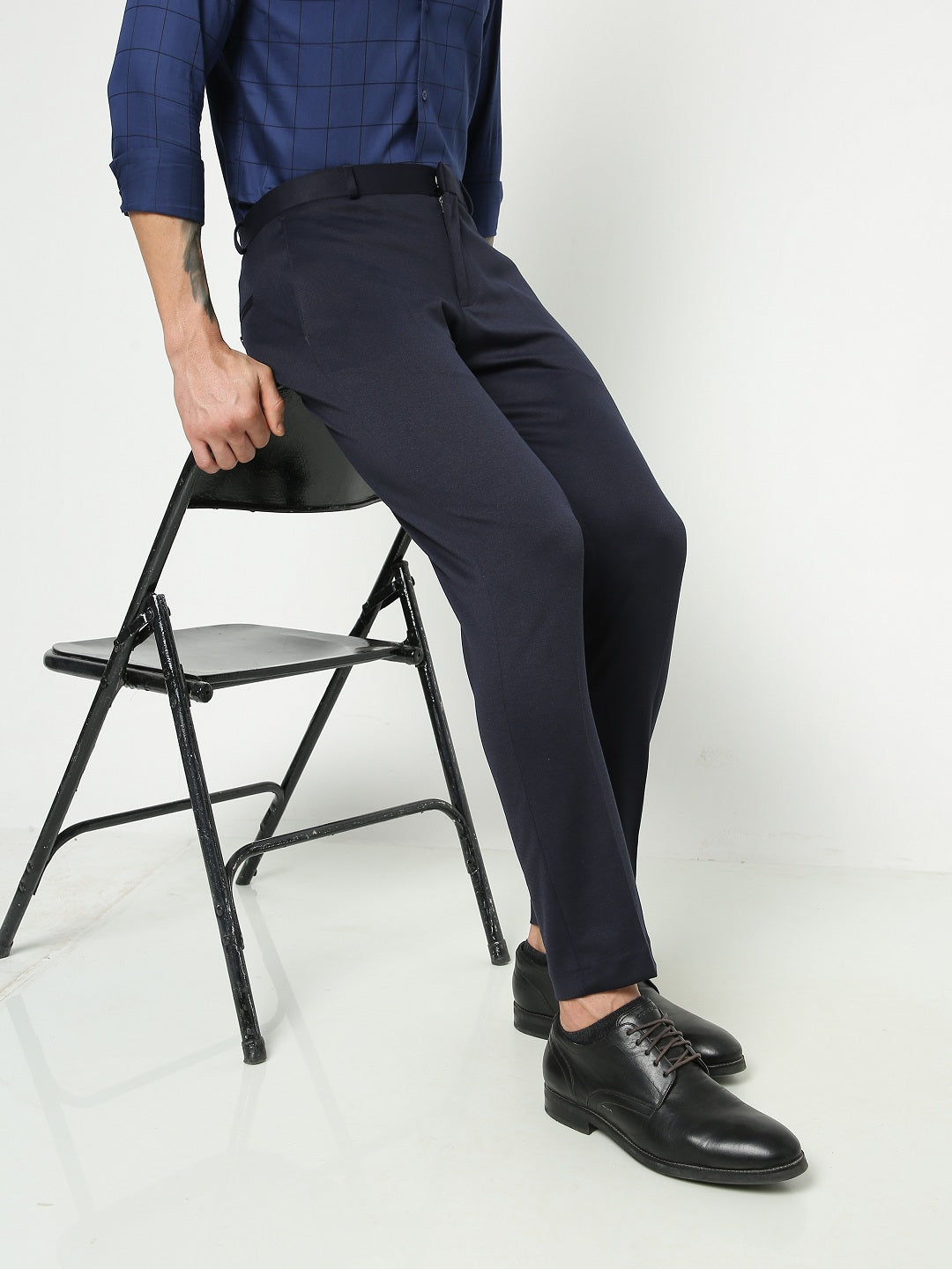 MENS NAVY TROUSER TCT LEWIS