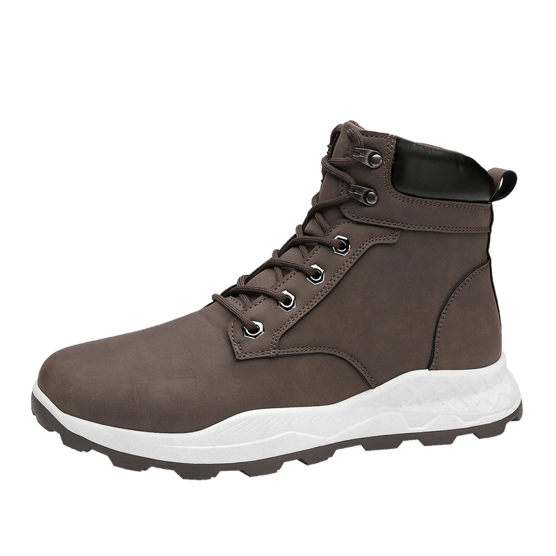 Men Comfy Slip Resistant Lace Up Casual Sport Boots